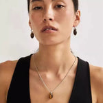 Tiger’s Eye Single Bead Pendant Necklace - floysun