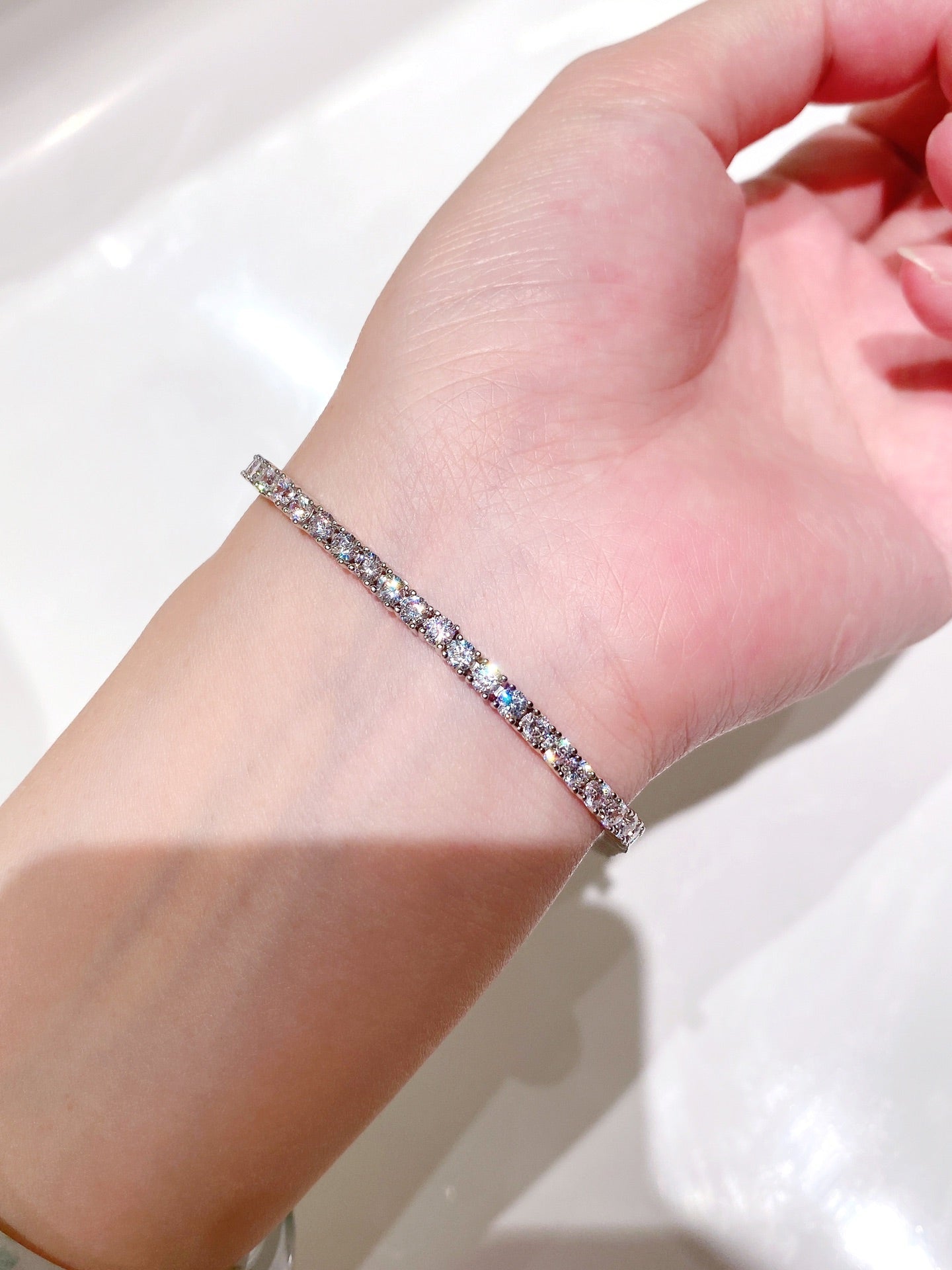 Timeless Brilliance Tennis Bracelet 10 - Point Stones - floysun