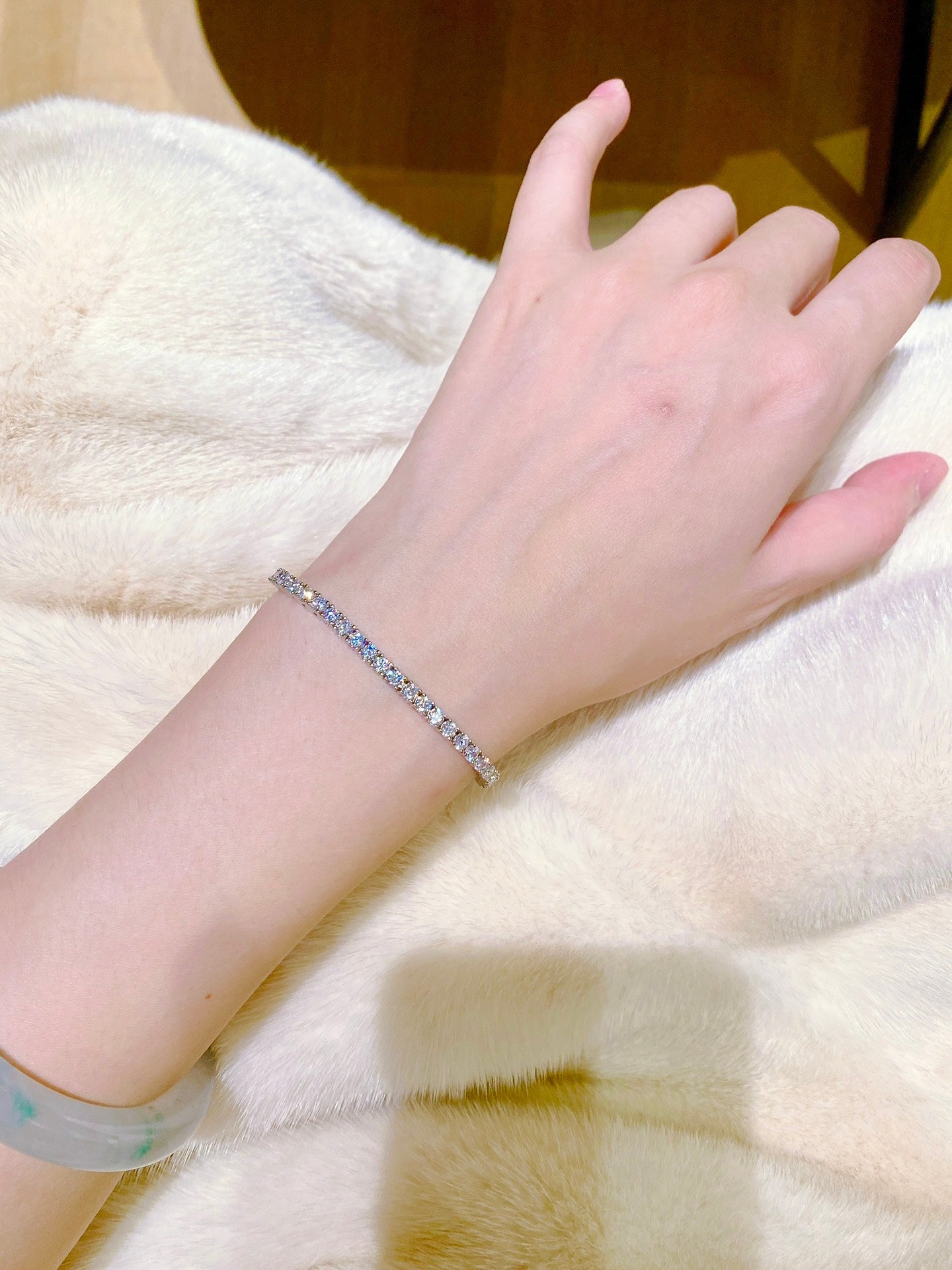 Timeless Brilliance Tennis Bracelet 10 - Point Stones - floysun