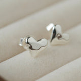 Tiny Heart Stud Earrings - floysun