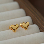 Tiny Heart Stud Earrings - floysun