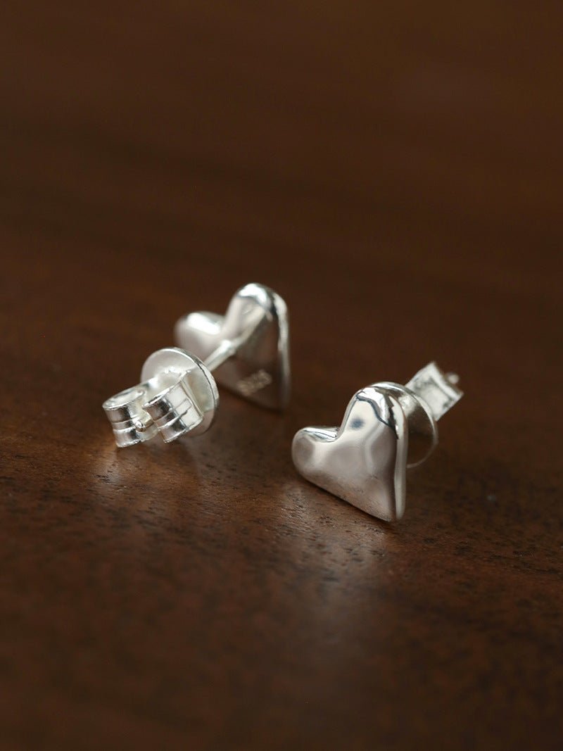 Tiny Heart Stud Earrings - floysun