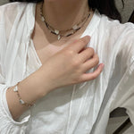 Totem Charm Stone Beaded Bracelet – Picture Jasper Earth Tones - floysun