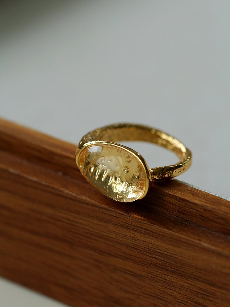 Transparent Crystal Open Ring - floysun