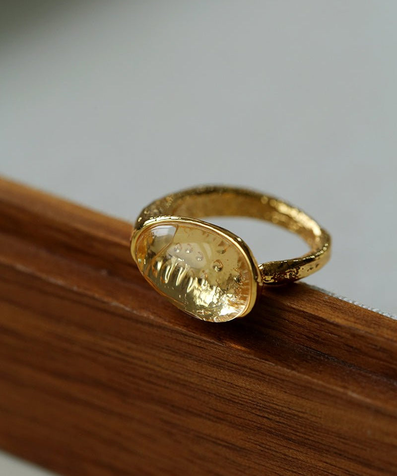 Transparent Crystal Open Ring - floysun