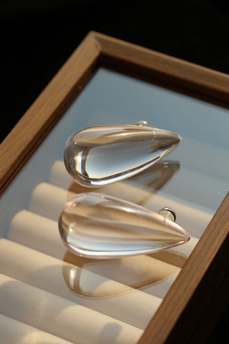 Transparent Teardrop Earrings - floysun