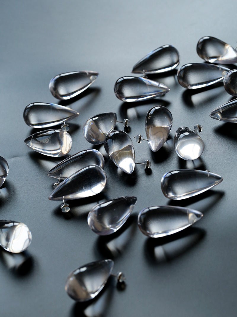Transparent Teardrop Earrings - floysun
