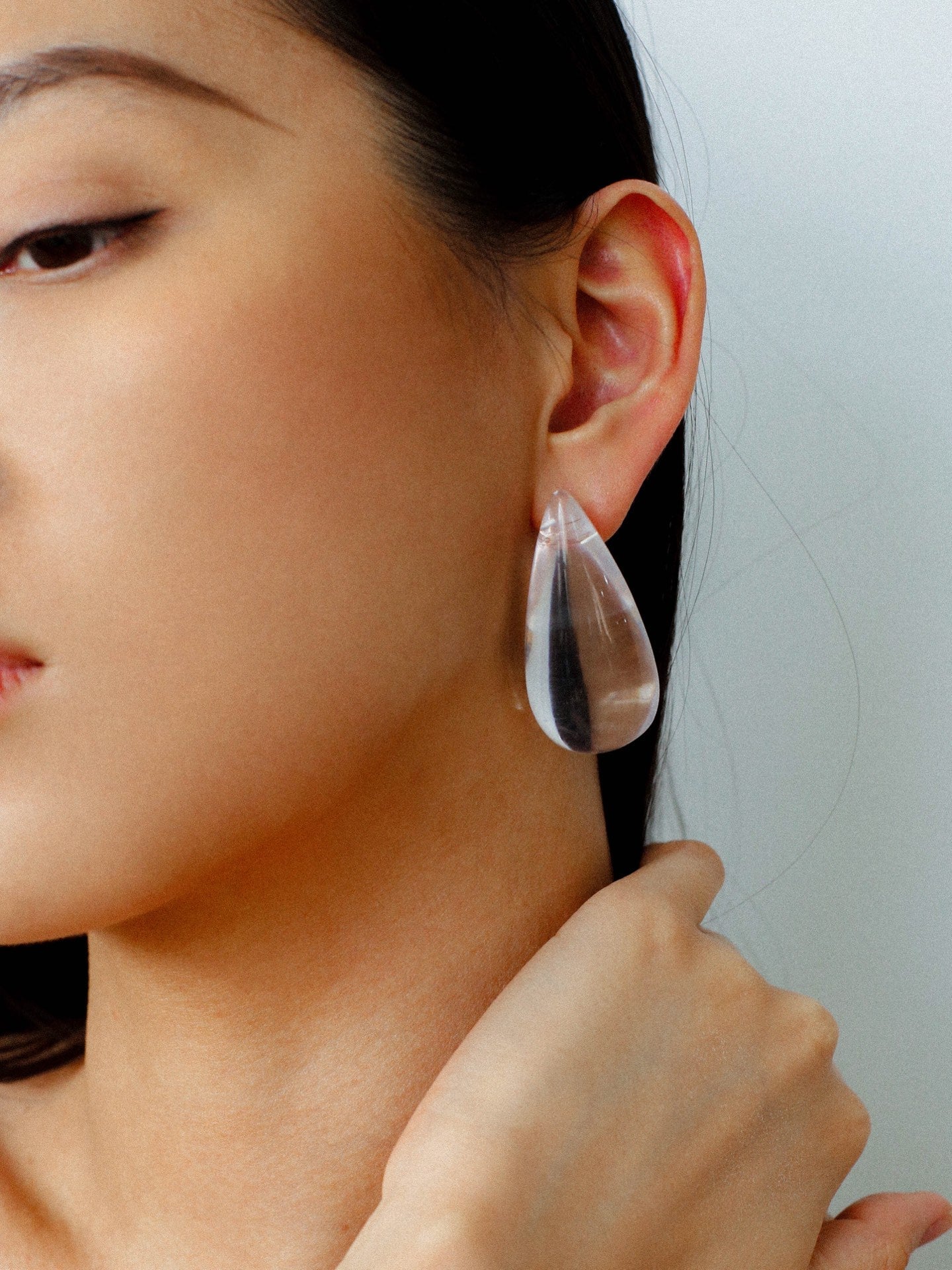 Transparent Teardrop Earrings - floysun