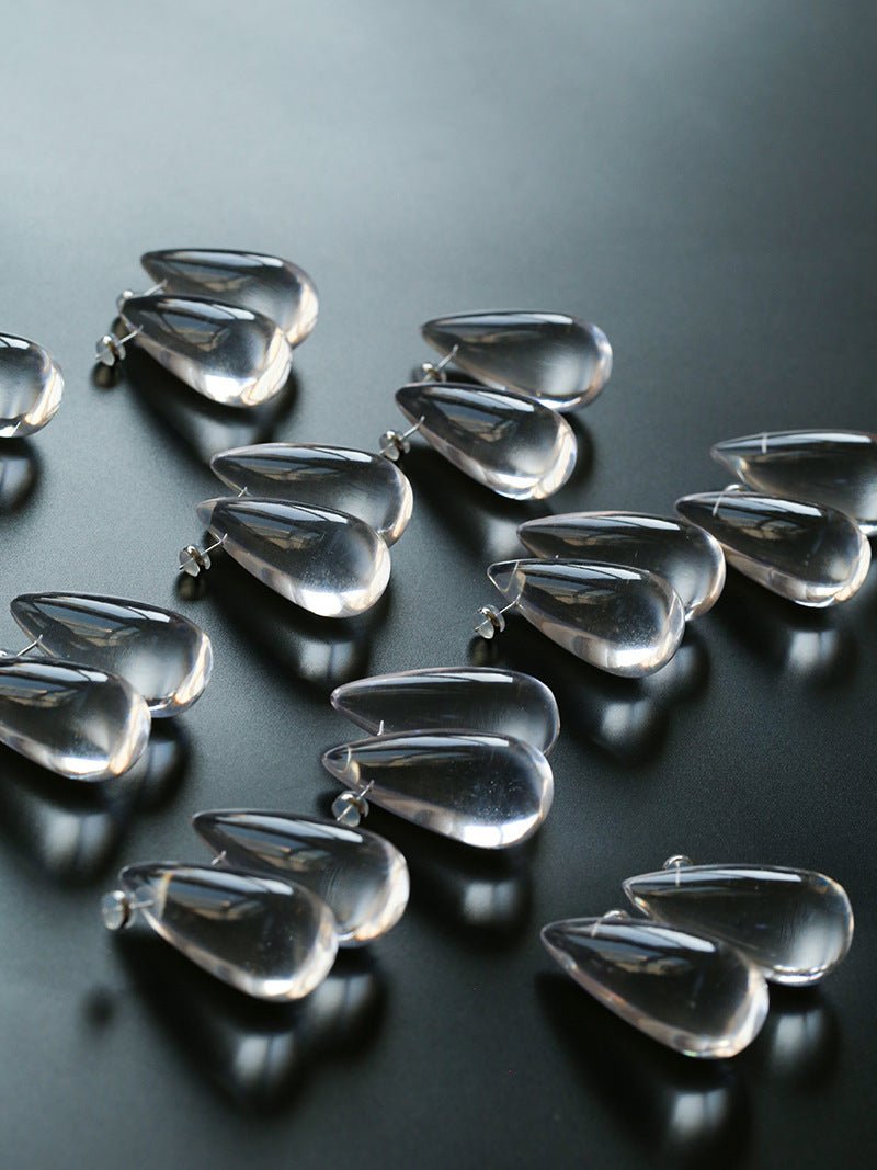 Transparent Teardrop Earrings - floysun