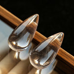 Transparent Teardrop Earrings - floysun