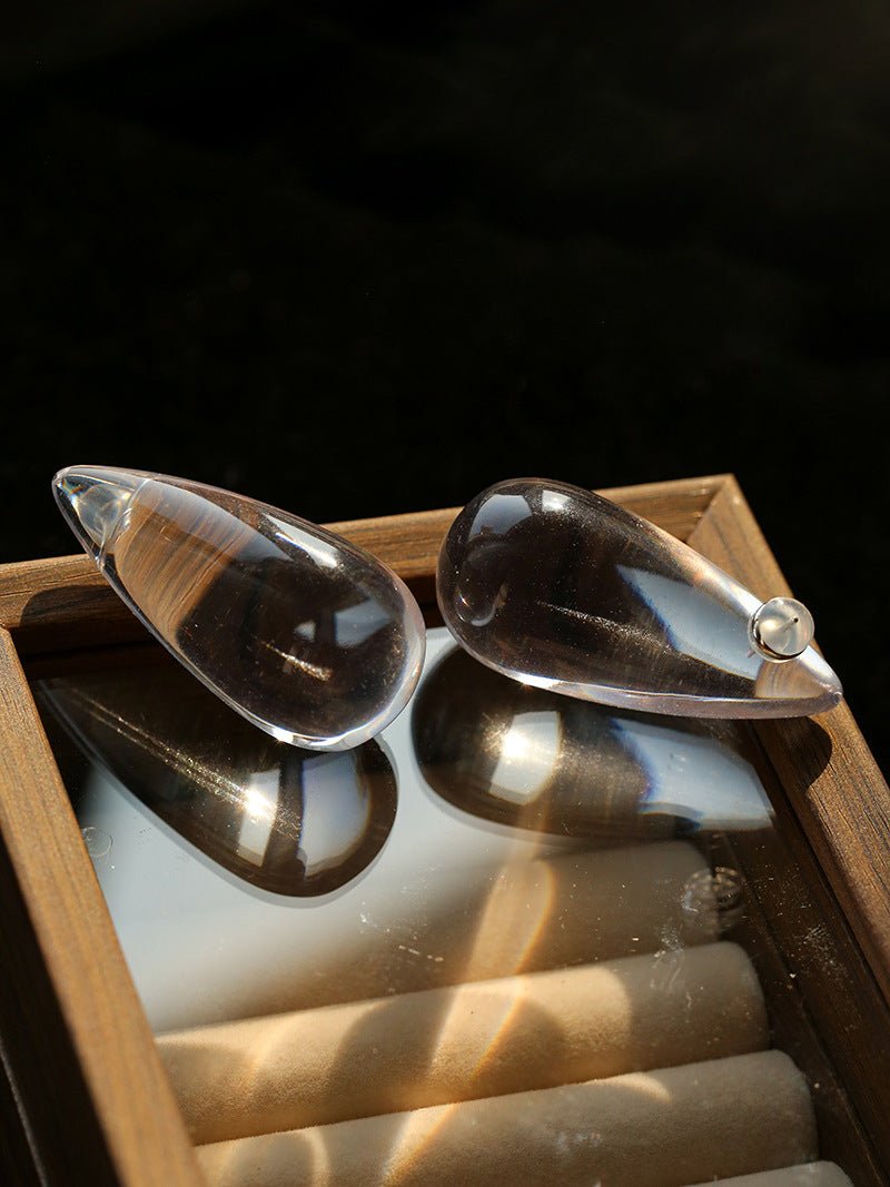 Transparent Teardrop Earrings - floysun