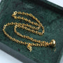 Trendy Gold Plated U - shaped Thick Chain Necklace - floysun