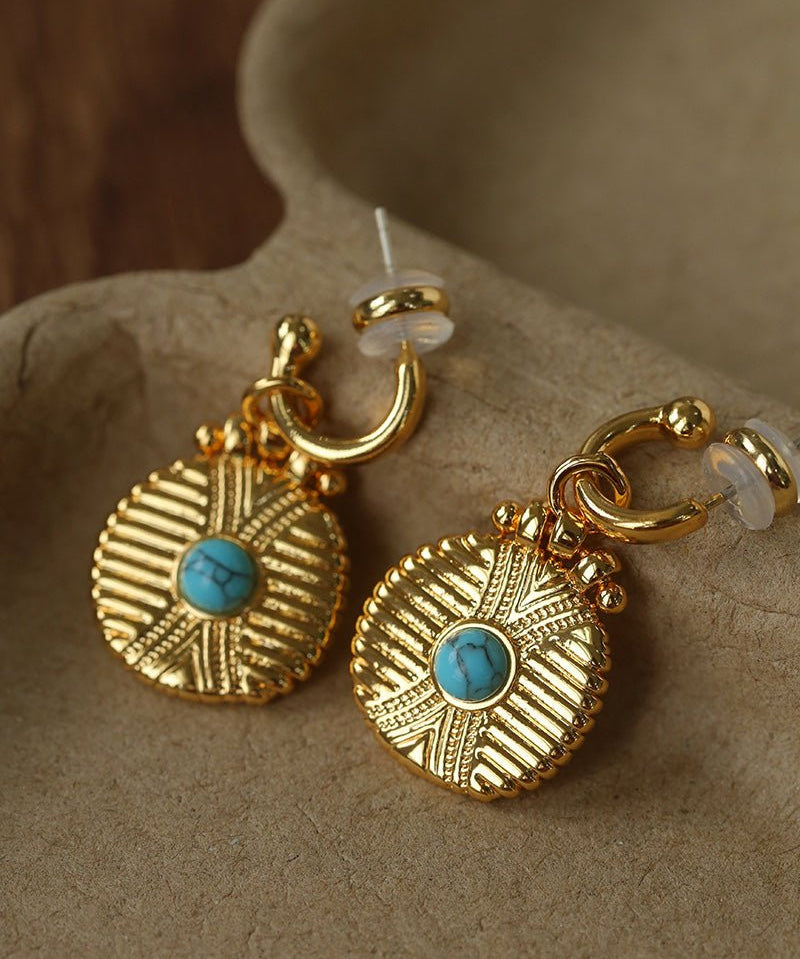 Tribal Coin Earrings Vintage Modern Edition - floysun
