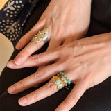 Tribal Coin Ring Vintage Modern Edition - floysun
