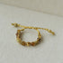 Tribal Totem Adjustable Beaded Ring - Green Garnet - floysun