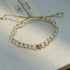 Tribal Totem Colorful Gemstone Braided Adjustable Bracelet - Green Garnet - floysun
