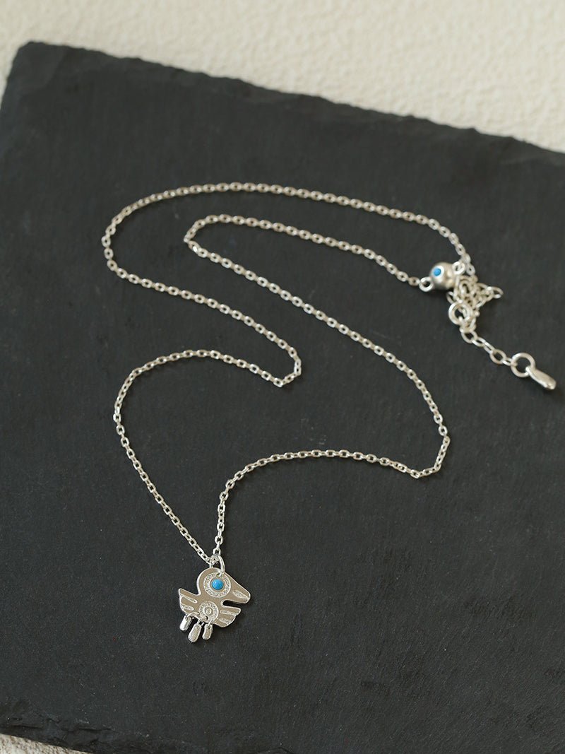 Turquoise Bird Necklace - floysun