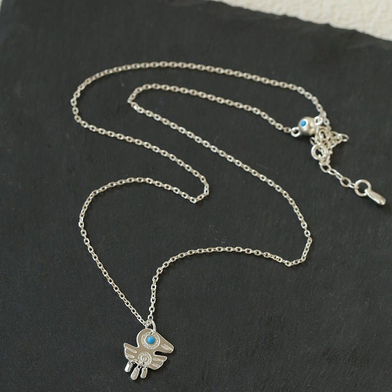 Turquoise Bird Necklace - floysun