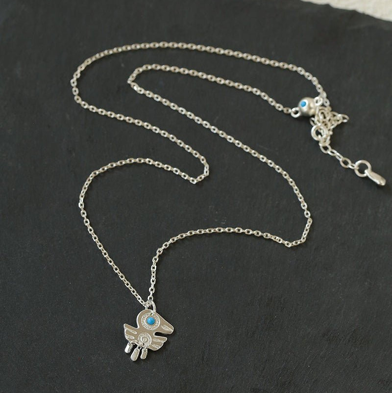 Turquoise Bird Necklace - floysun