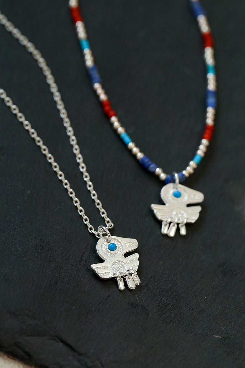 Turquoise Bird Necklace - floysun
