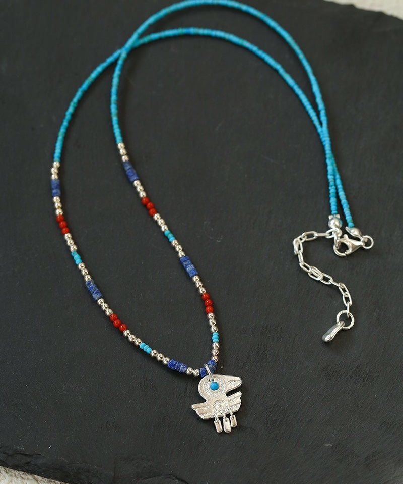 Turquoise Bird Necklace - floysun