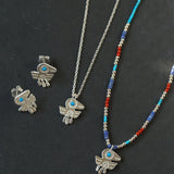 Turquoise Bird Necklace - floysun