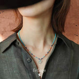 Turquoise Bird Necklace - floysun