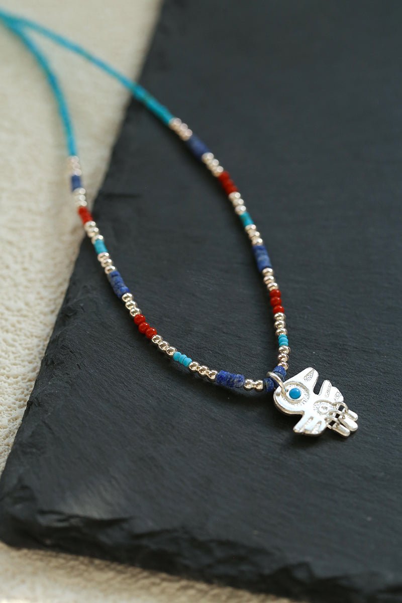 Turquoise Bird Necklace - floysun