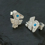 Turquoise Bird Stud Earrings - floysun