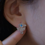 Turquoise Bird Stud Earrings - floysun