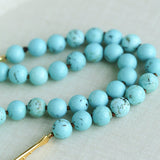 Turquoise Fish Necklace | Bohemian Pearl Pendant Necklace - floysun