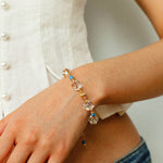 Turquoise Glass Lantern Bead Bracelet - floysun