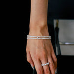 Twilight Whisper Double Pearl Bracelet - floysun