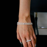 Twilight Whisper Double Pearl Bracelet - floysun