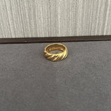 Twisted Braided Statement Ring - Narrow - floysun