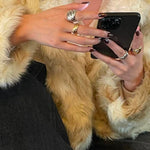 Twisted Braided Statement Ring - Narrow - floysun