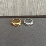 Twisted Braided Statement Ring - Narrow - floysun