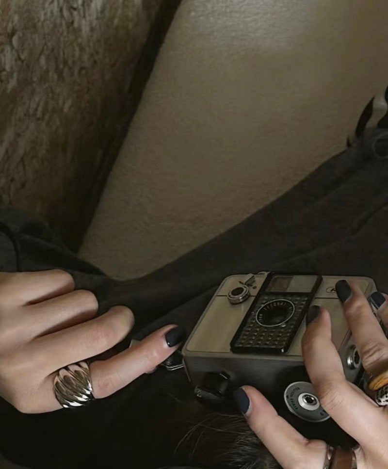 Twisted Braided Statement Ring - Wide - floysun