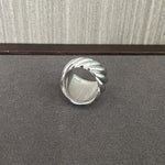 Twisted Braided Statement Ring - Wide - floysun