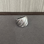 Twisted Braided Statement Ring - Wide - floysun