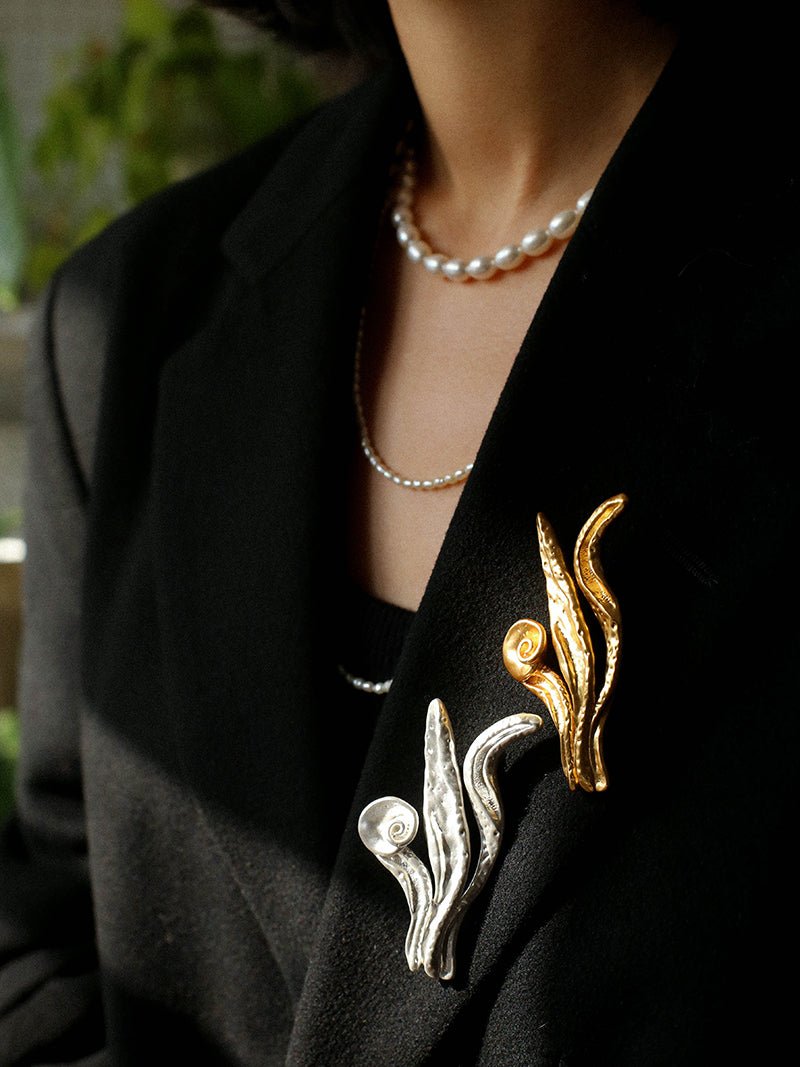 Two - layer Large and Small Pearl Long Necklaces - floysun