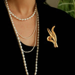 Two - layer Large and Small Pearl Long Necklaces - floysun