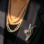 Two - layer Large and Small Pearl Long Necklaces - floysun