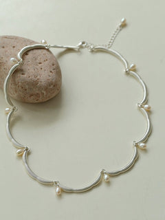 Unique Design Lace Pearl Choker - floysun