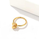 Unique U‑Shape Horseshoe Knot Ring - floysun