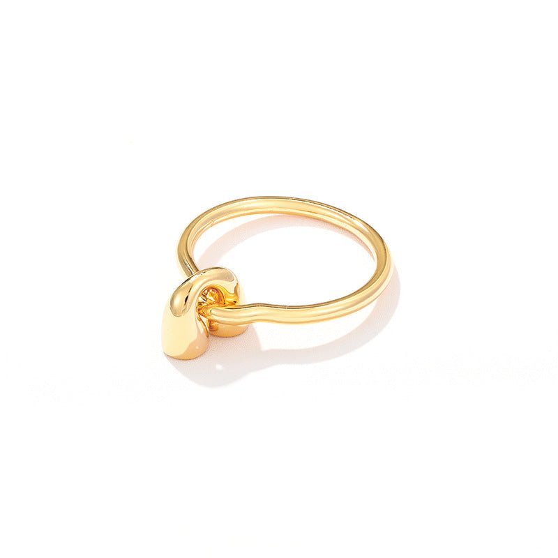 Unique U‑Shape Horseshoe Knot Ring - floysun