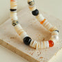 Vacation Vibes Natural Shell and Multi - Stone Beaded Necklace - floysun