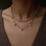 Versatile Layerable Rice Freshwater Pearl Necklace - floysun