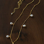 Versatile Layerable Rice Freshwater Pearl Necklace - floysun