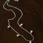 Versatile Layerable Rice Freshwater Pearl Necklace - floysun